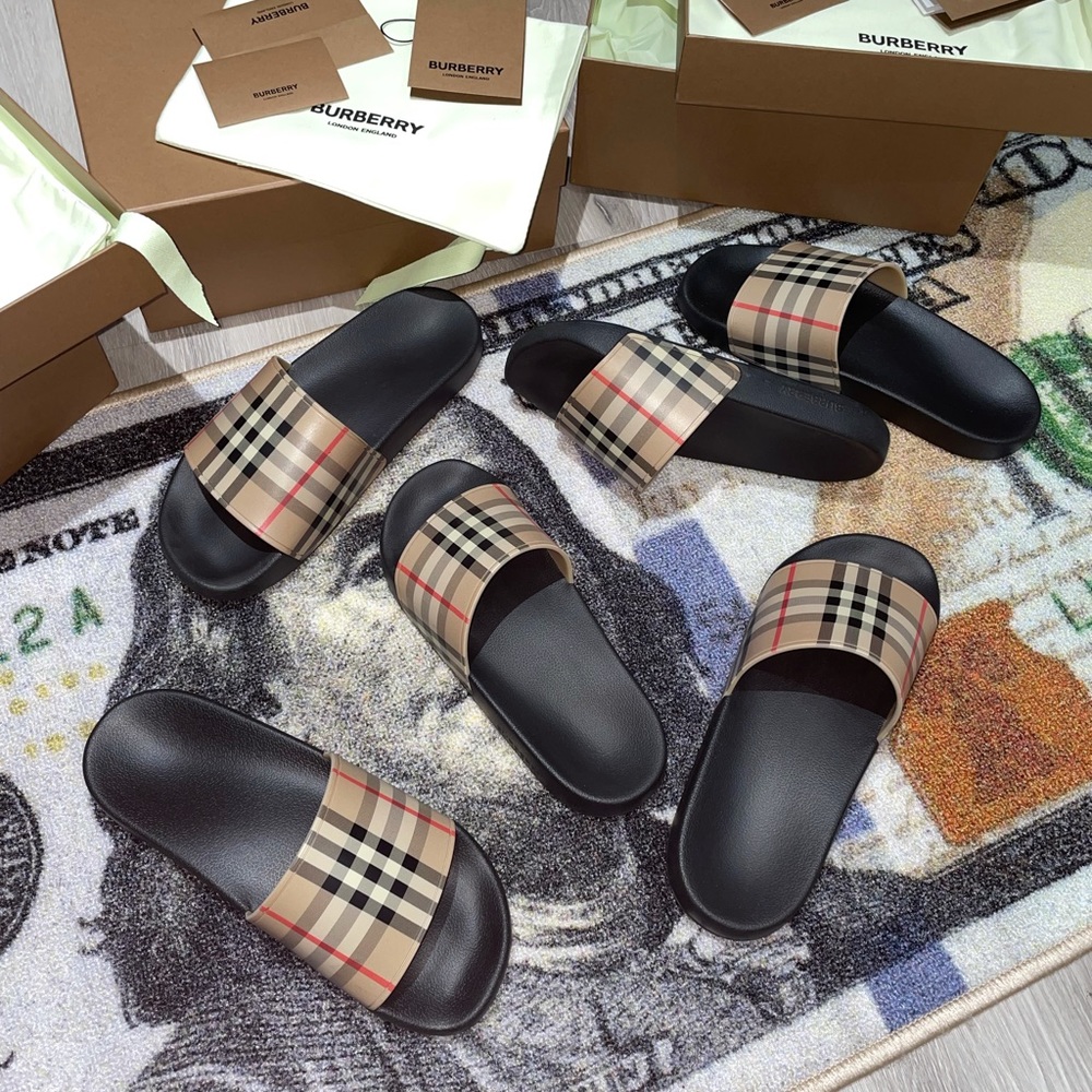 Burberry slides